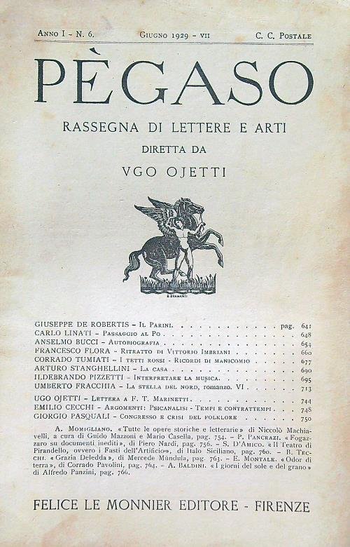 Pegaso n.6/giugno 1929