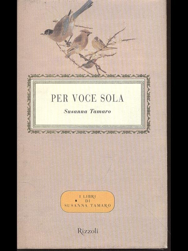 Per voce sola