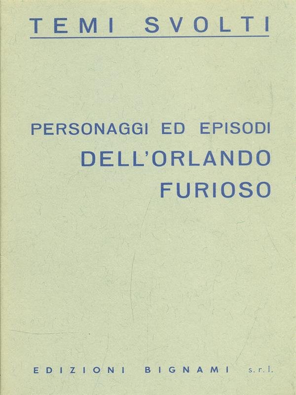 Personaggi ed episodi dell'Orlando Furioso