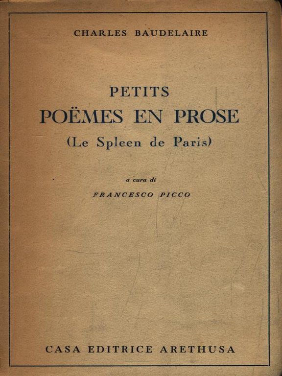 Petits poemes en prose (Le Spleen de Paris)