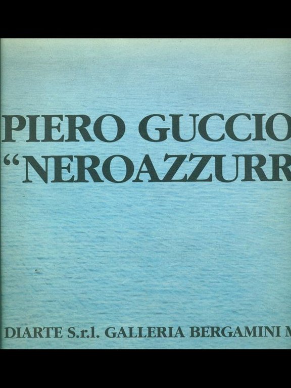 Piero Guccione-"Neroazzurro"