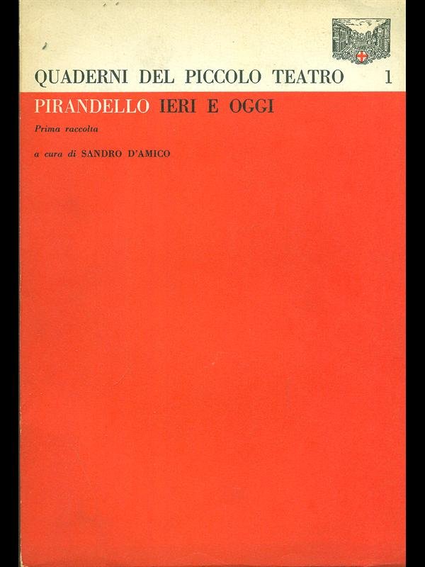 Pirandello ieri e oggi. Prima raccolta | Immagine principale