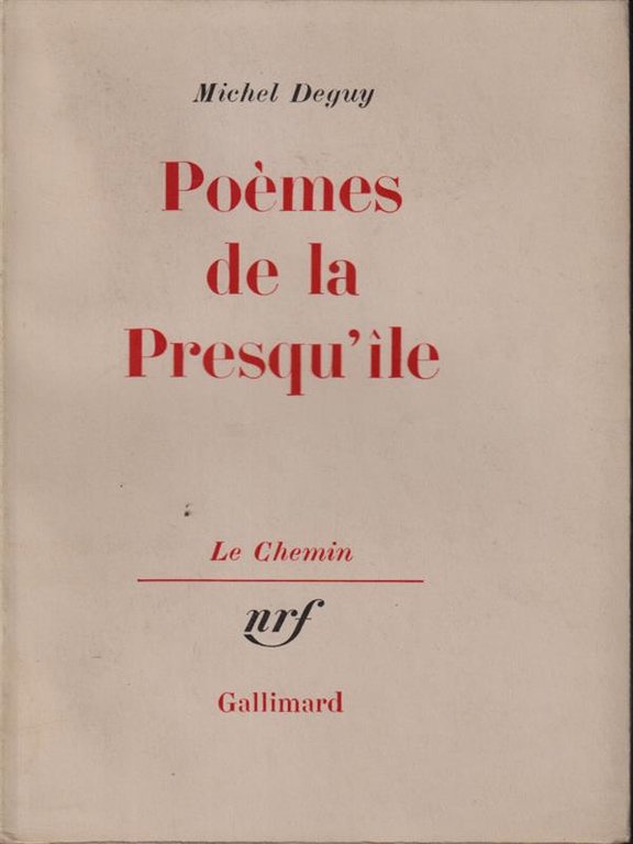Poemes de la presqu'ile