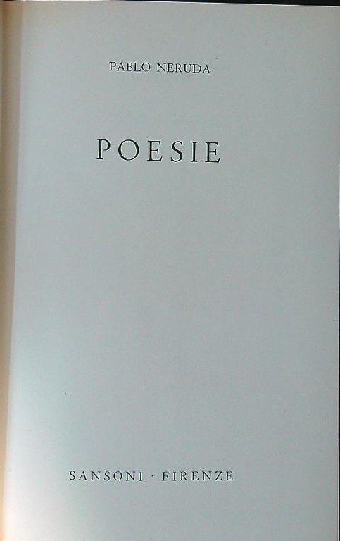 Poesie