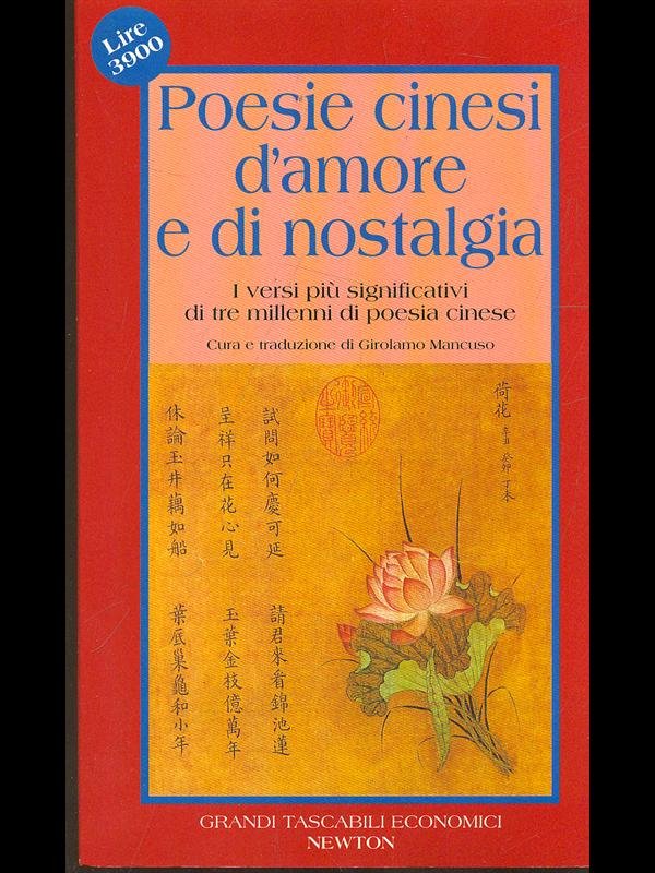 Poesie cinesi d'amore e di nostalgia