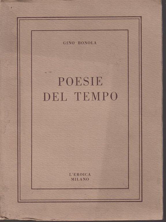 Poesie del tempo