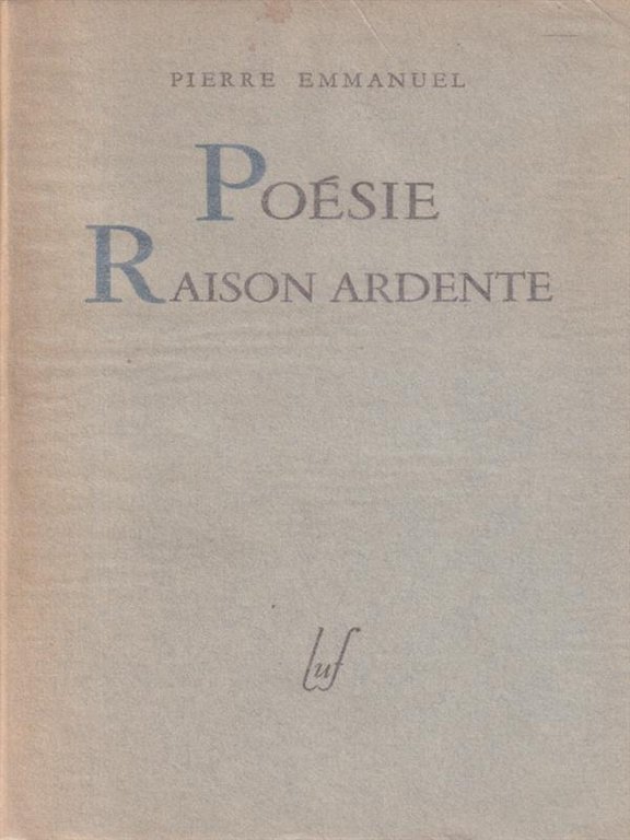 Poesie Raison ardente