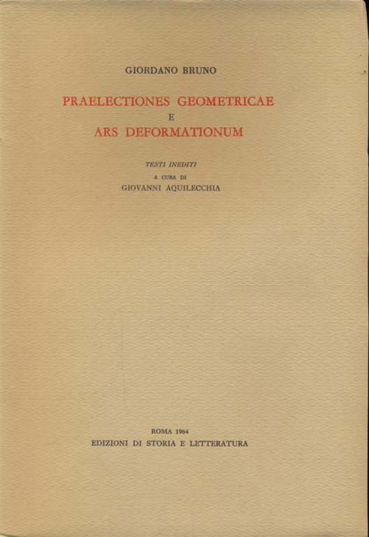 Praelectiones geometricae e ars deformationum