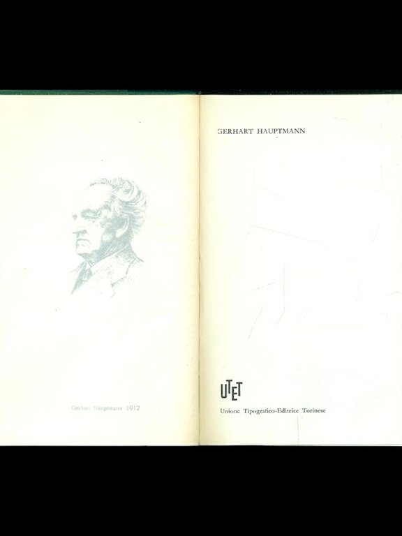 Premio Nobel 1912 Gerhard Hauptmann