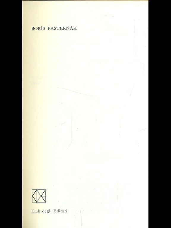 Premio Nobel 1958: Boris Pasternak