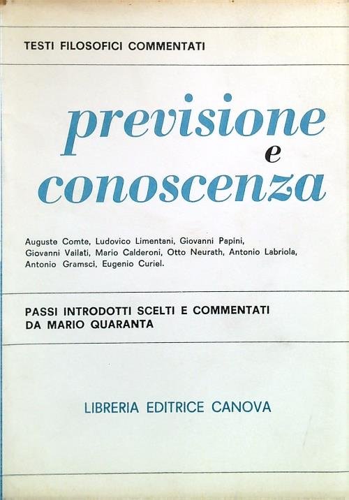 Previsione e conoscenza