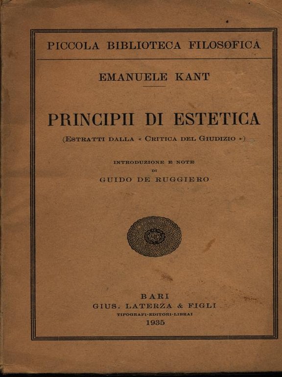Principii di estetica