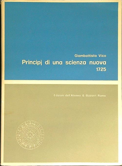 Principj di una scienza nuova 1725