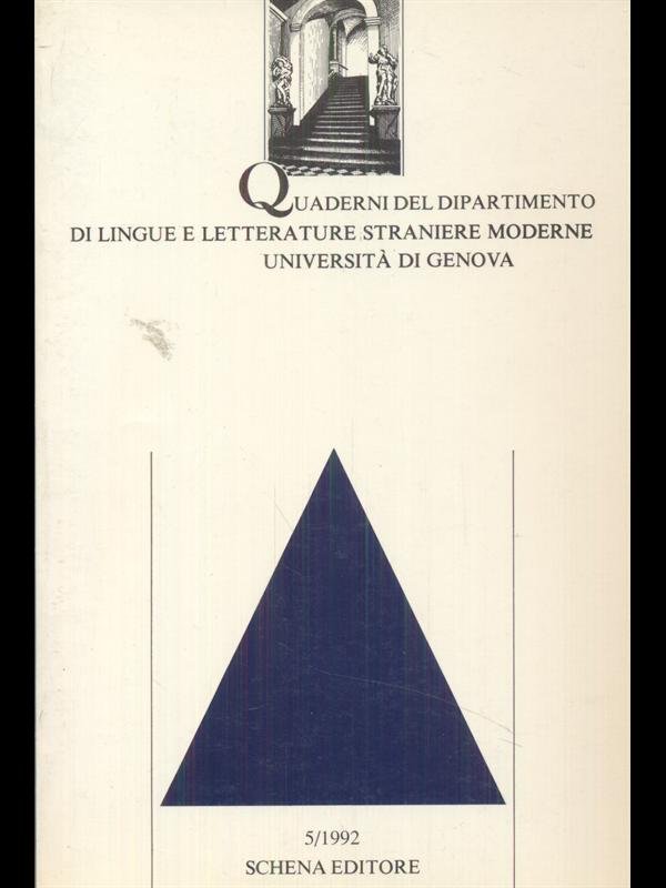 Quaderni del dipartimentoi di lingue e letterature straniere moderne Universita' …