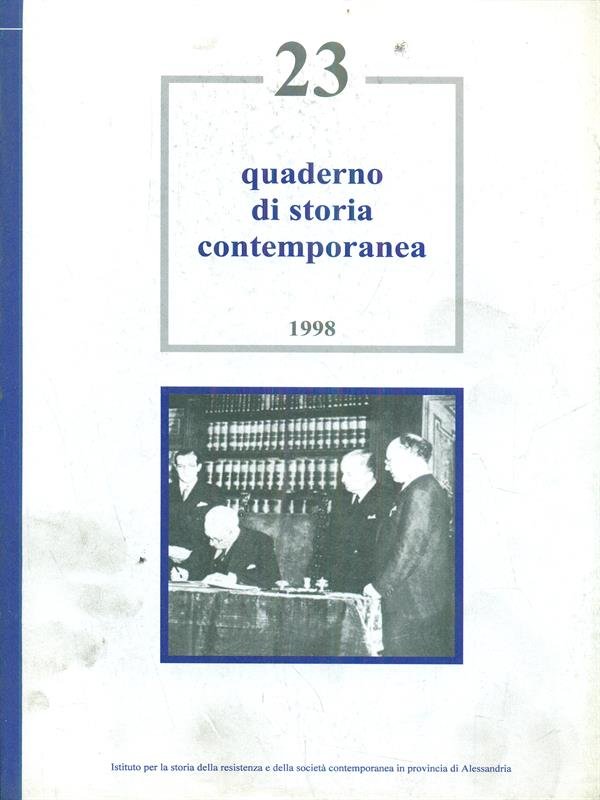 Quaderno di storia contemporanea 23 / 1998