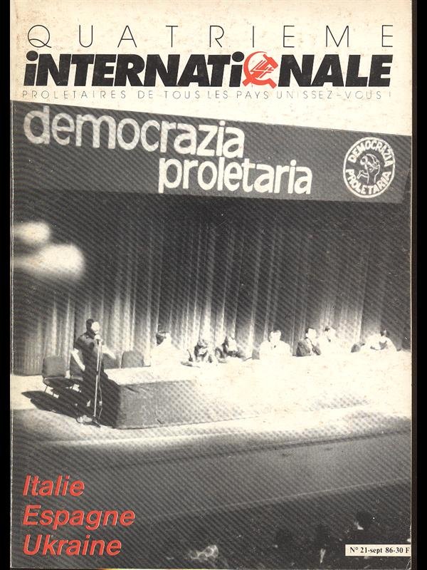 Quatrieme Internationale n21 | Immagine principale