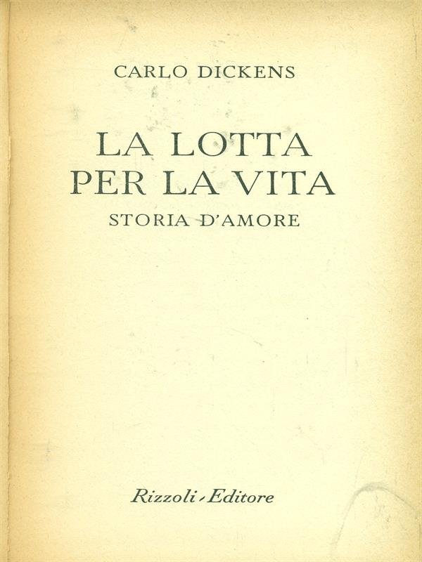 Racconti di Natale IV La lotta per la vita