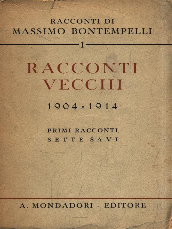 Racconti vecchi 1904-1914