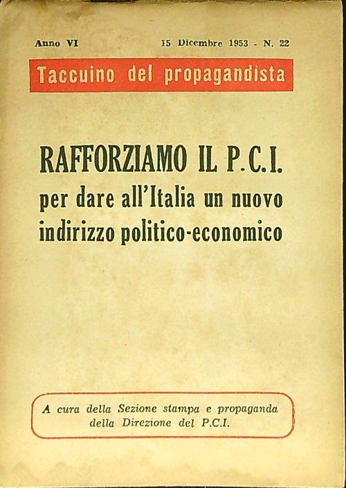Rafforziamo il P.C.I.