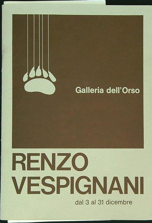 Renzo Vespignani dal 3 al 31 dicembre