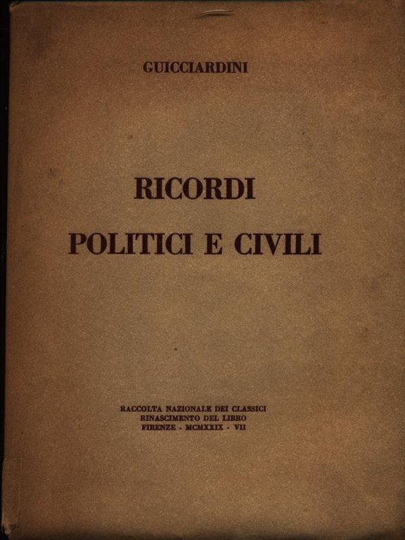 Ricordi politici e civili