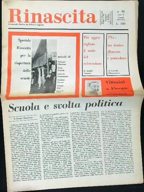 Rinascita 38/1972 | Immagine principale