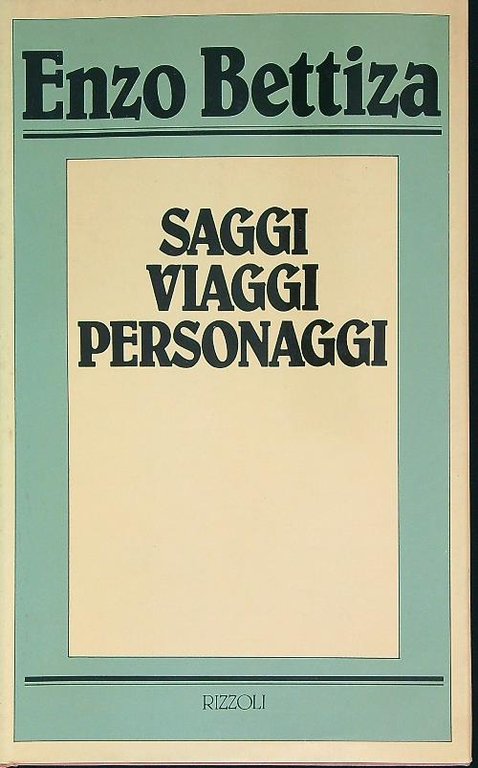 Saggi viaggi personaggi