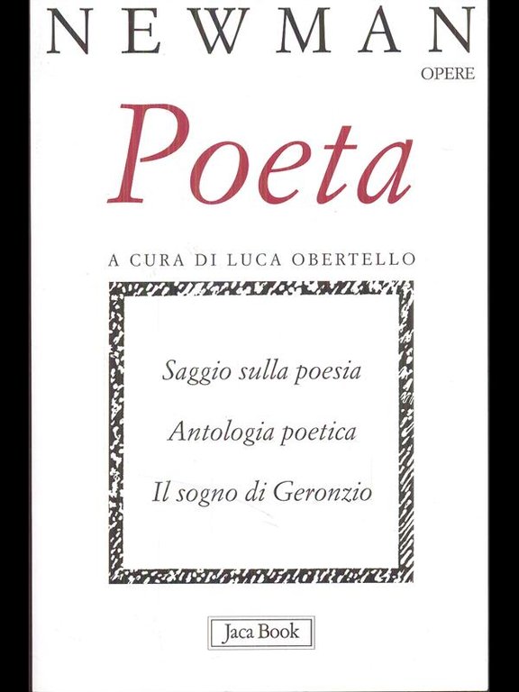Saggio sulla poesia, Antologia poetica, Il sogno di Geronzio | Immagine Gallery 2