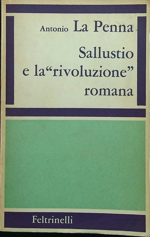 Sallustio e la ''rivoluzione'' romana