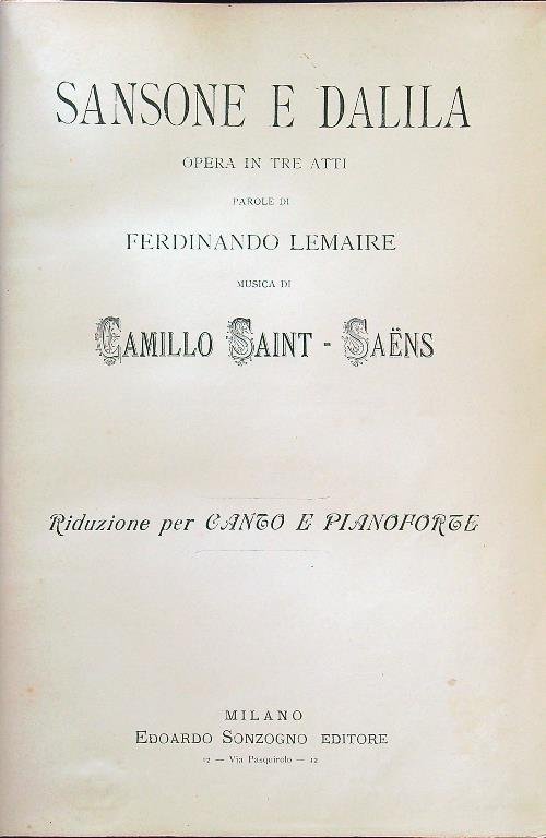 Sansone e Dalila
