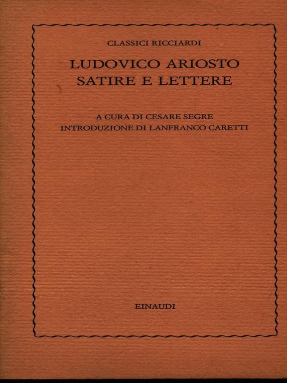 Satire e lettere