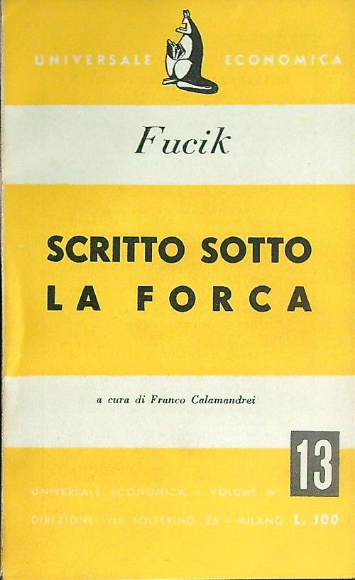 Scritto sotto la forca
