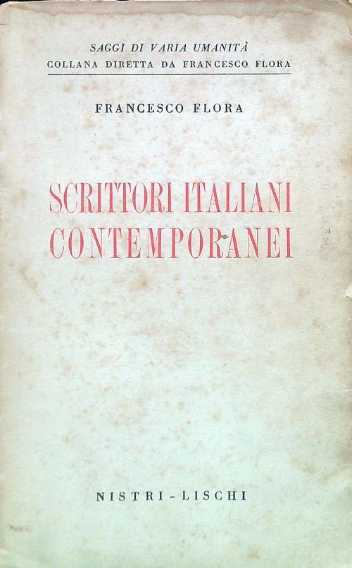 Scrittori italiani contemporanei