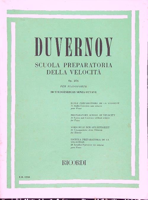 Scuola preparatoria della velocita' Op. 276