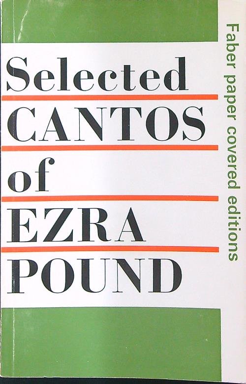 Selected cantos of Ezra Pound | Immagine principale