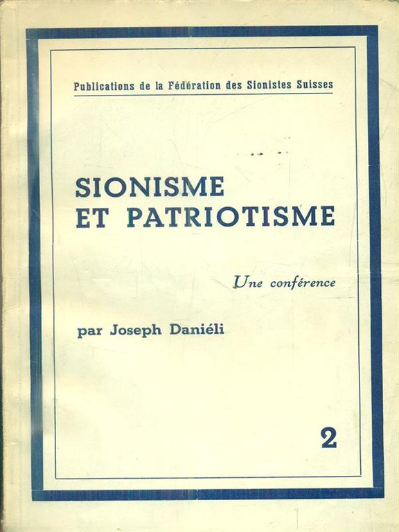 Sionisme et patriotisme