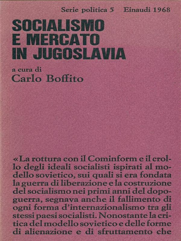 Socialismo e mercato in Jugoslavia