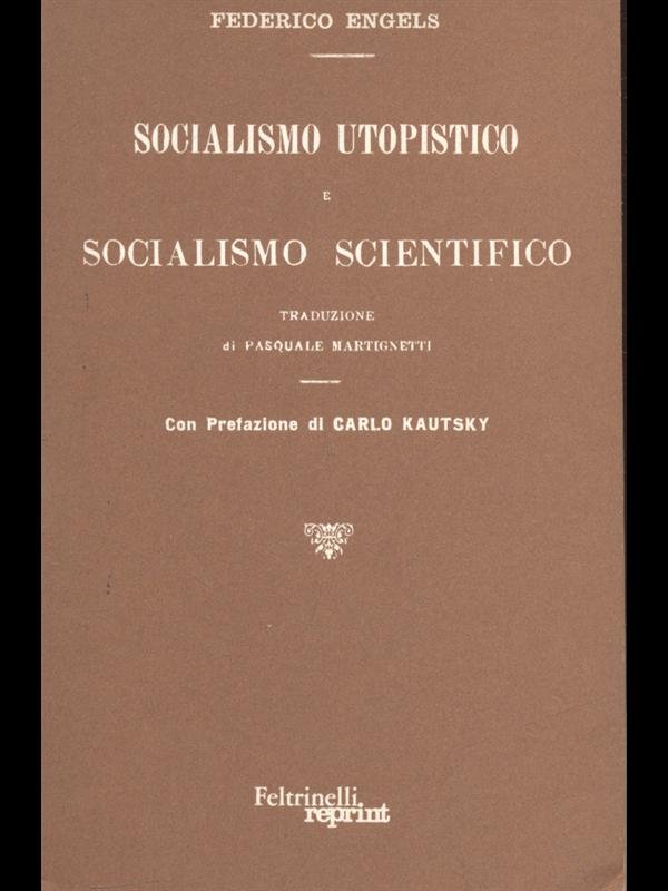 Socialismo utopistico e Socialismo Scientifico