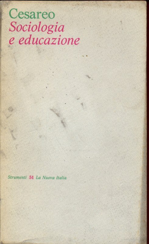Sociologia e educazione