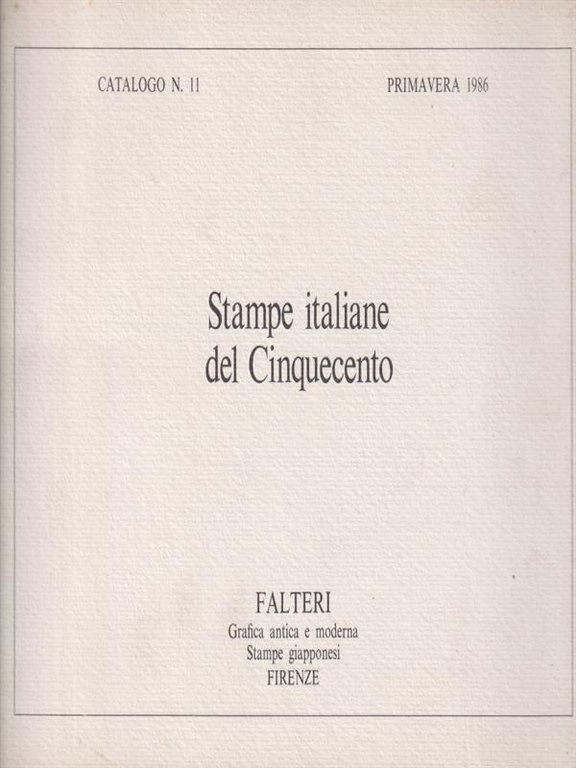 Stampe italiane del Cinquecento