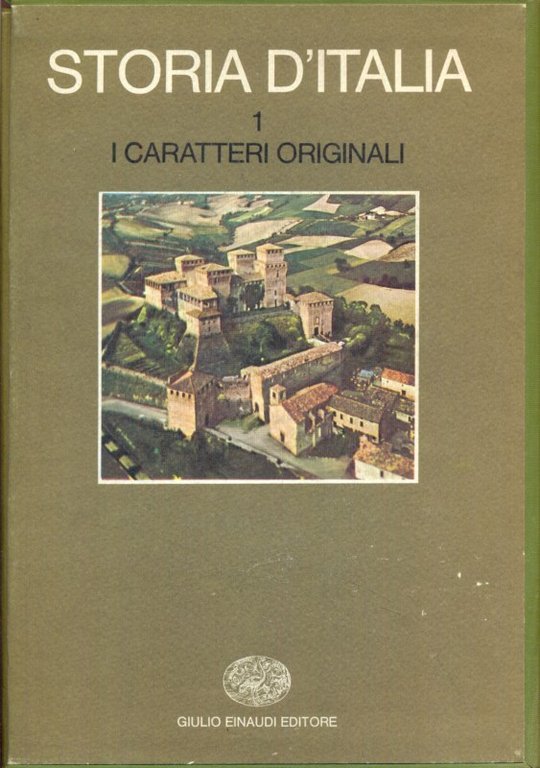 Storia d'Italia vol.1 I caratteri originali