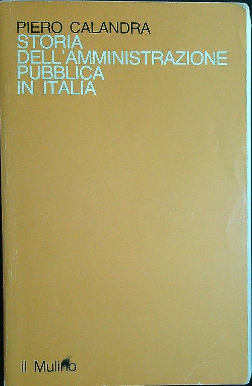 Storia dell'amministrazione pubblica in Italia