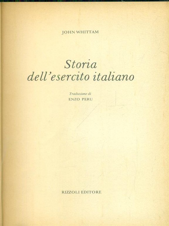 Storia dell'esercito italiano