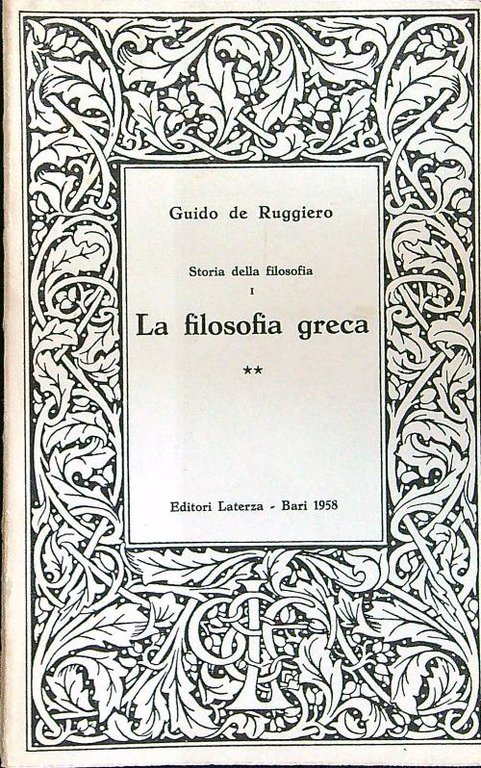 Storia della filosofia - La filosofia greca vol. 2