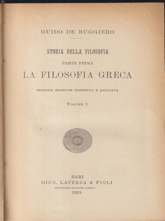 Storia della filosofia 11vv