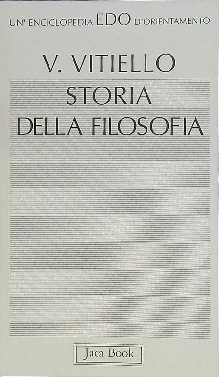 Storia della filosofia