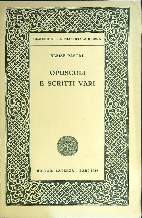 Storia della filosofia moderna vol.1