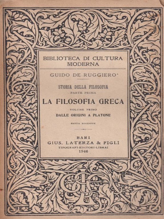 Storia della filosofia parte prima - La filosofia greca 2 …