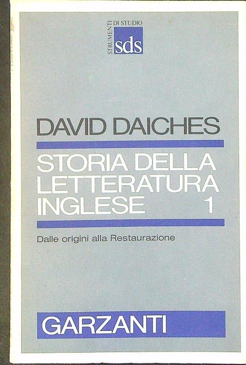 Storia della letteratura inglese 1