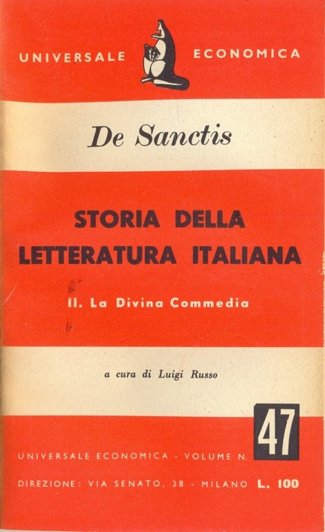Storia della letteratura Italiana vol. II
